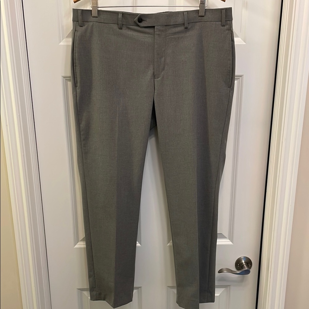 Michael Kors Gray Men’s Pants Flat Front Fit 36" x 29"
